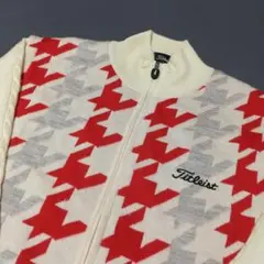 Titleist ゴルフウェア ジップアップ ニットジャケット