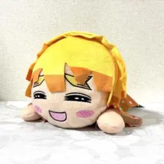 超希少 未使用 タグ付き 鬼滅の刃 我妻善逸 寝そべり 人形 ぬいぐるみ 笑顔