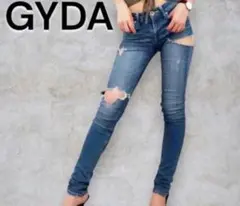 GYDA SIDE RIPPEDスキニーデニムパンツ Mサイズ