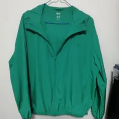 UNIQLO ポケッタブルUVカットパーカーグリーン M