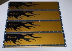 elixir 4GB W3U1600HQ-4G 4枚セット16g ジャンク品