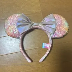 ミニーマウス風ラメ入りカチューシャ