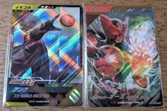 仮面ライダーオーズ タジャドルコンボ　LRパラレル　アンク SR ガンバレジェ ZB2-041☆ 仮面ライダーオーズ タジャドル コンボ LR【パラレル