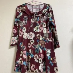 お値下げ❣️スーパービューティー　花柄チュニック　新品未使用のサムネイル