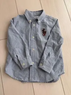 美品Ralph Lauren ポロベア24Mブルーシャツ