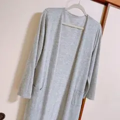 グレー ロングカーディガン Lサイズ