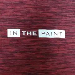 未使用　IN THE PAINT　インザペイント　ロンT　エンジ