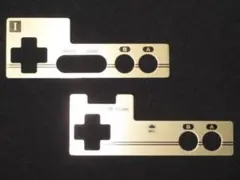 ★★【復刻版】ファミコン用コントローラーのアルミプレートセット★★