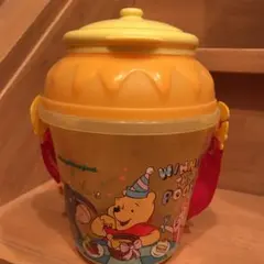 （送料込）レトロ　希少1980年後半　ディズニー プーさん　ポップコーンバケット