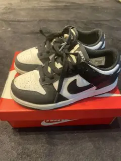 NIKE DUNK LOW (PS) ホワイト/ブラック 1Y ナイキ　20.5