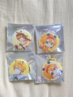 かにちゃん 缶バッジ  ちょこらび