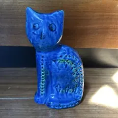 ビトッシ リミニブルー ネコ 置物 イタリア 猫 ねこ フラビア ITALY adesugata-furniture_italy-