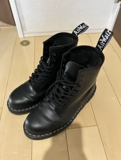 26cm ドクターマーチン　1460ホワイトステッチ8ホールブーツ ブラック