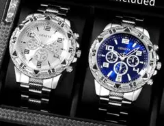 【良品✨】GENEVA メンズ腕時計 2本セット クォーツのサムネイル
