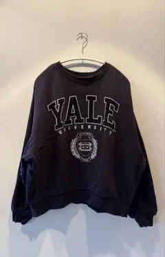 Yale University オーバーサイズ プリントロゴ スウェット S