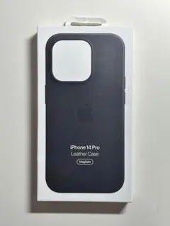 新品】純正 iPhone 14 Pro レザーケース・インク① - メルカリ