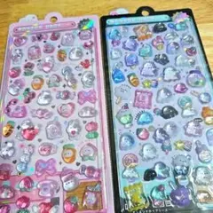 サンスター文具 クーリア BONBON DROP 立体シール 2枚セット 正規品