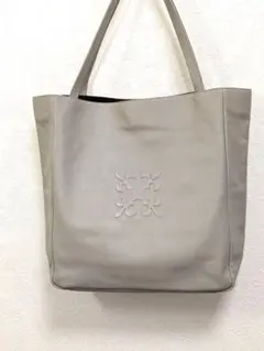 russet　レザー トートバッグ エンボスロゴ本革・460gソフトレザー