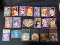 【当時物】セーラームーン カードダス シール 下敷き 紙袋 大量まとめ売りセット 当時物】セーラームーン カードダス シール 下敷き 紙袋 大量まとめ