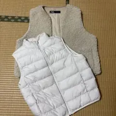 ZARA ベージュ ボアジャケット M