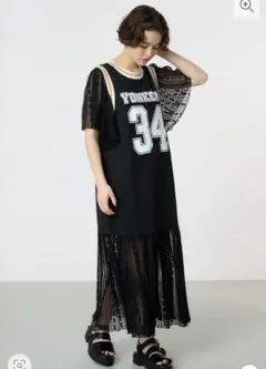 ドッキングワンピース ロングワンピース