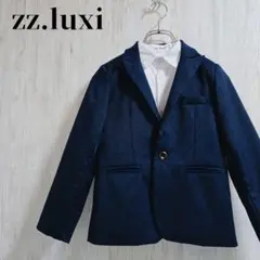 【zz.luxi】120 フォーマル ジャケット ワイシャツ スーツ ブロック