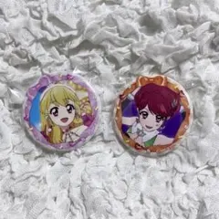 アイカツ　バースデー　缶バッジ　白鳥　3個 アイカツ バースデー 缶バッジ 白鳥 3個 アイカツ バースデー 缶