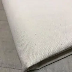 【在庫限り】　日本製　150cm　生成り　10番オックス　生地　ハギレ