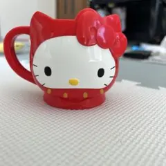 ハローキティ だるま　サンリオピューロランドマグカップ 赤