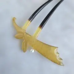 アンティーク　鼈甲　簪　真珠　牛甲　かんざし　べっ甲　櫛　15　着物　和装　骨董