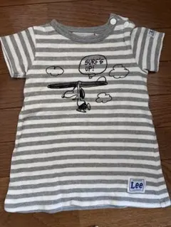 ストンプスタンプ　Lee ボーダー 半袖Tシャツ ワンピース　スヌーピー　80のサムネイル