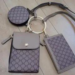美品☆モノグラムスマホショルダーポーチ