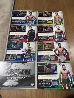 RIZIN ジャンボシールダス 7枚セットのサムネイル
