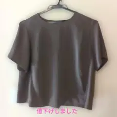 値下げしました☆Reflect 半袖カットソー　茶色　11号のサムネイル