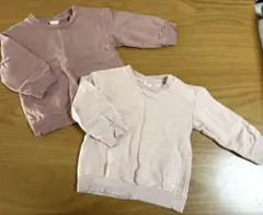 H&M スウェット　6-9m ２枚セット