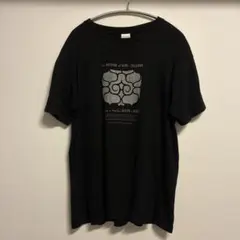 アイヌ文様 Tシャツ ブラック　Lサイズ