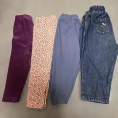 90cm 女の子　パンツ　4枚セット