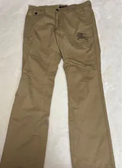 Burberry バーバリー　ブラックレーベル　チノパン　ロゴ　y2k