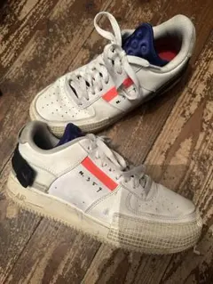 Nike Air Force 1 TYPE ホワイト/ブルー/オレンジ US 8