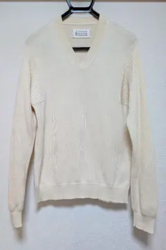 Maison Martin Margiela Vネックニット ここのえ Sのサムネイル