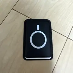 MagSafe対応 レザーウォレット ブラック