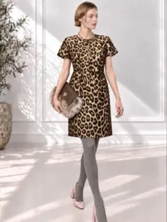 blugirl Blumarine レオパード柄 半袖ワンピース - メルカリ