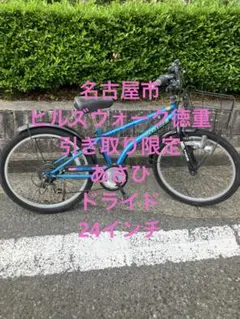 BRIDGESTONEジュニアスポーツ自転車 ブルー　あさひドライド　24インチのサムネイル