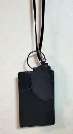 スマホショルダーバッグ　小銭入れ　 ブラック