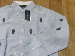 Ralph Lauren　ラルフローレン　ポロベア　ワイシャツ　刺繍　レア
