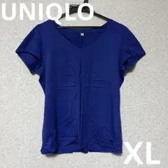 UNIQLO ユニクロ　Vネック　半袖　Tシャツ トップス　XL 大きめサイズ