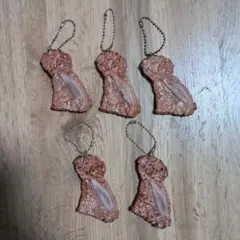 食品サンプルキーホルダー　骨付き肉