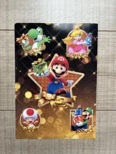 マリオ キャラクタークリアファイル