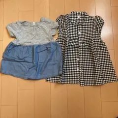 無印良品　80cmワンピース2点セット