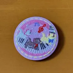 ディズニー 刺繍缶バッジ おしゃれキャット